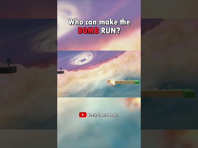 Who can make the BOMB RUN in Smash Ultimate?