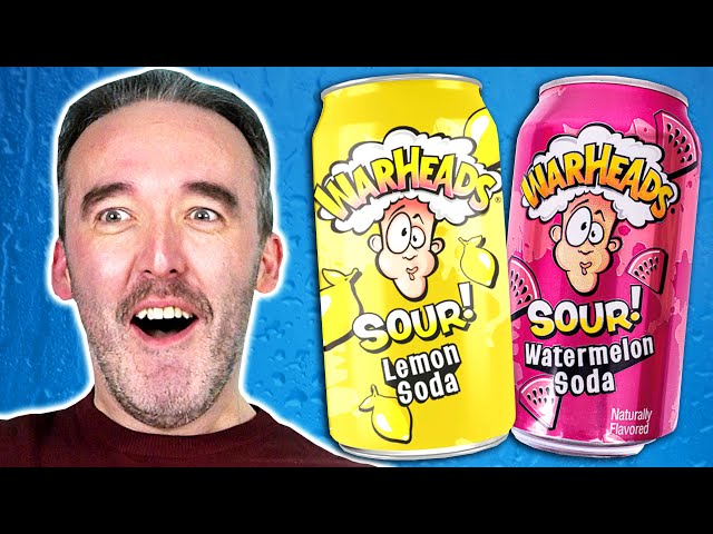 Irish People Try Sour Warhead Sodas