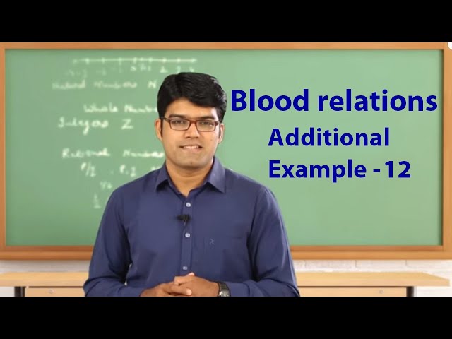 Solve Blood Relations in Simple Steps | Blood Relations | Additional Example - 12 | TalentSprint