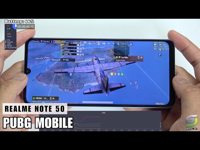Realme Note 50 test game PUBG Mobile | Unisoc Tiger T612