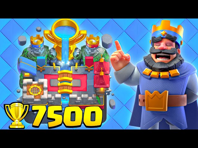 HOW TO REACH 7500 TROPHIES IN CLASH ROYALE 🤩