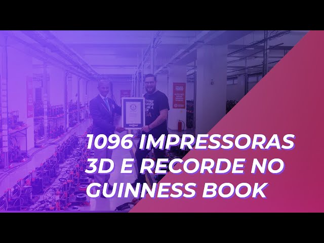 1096 impressoras 3D funcionam ao mesmo tempo para quebrar recorde mundial