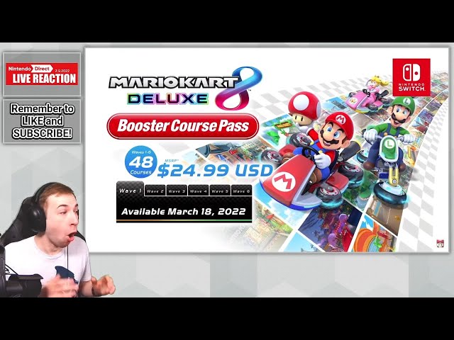 Streamers React to Mario Kart 8 Deluxe Booster Course Pass DLC