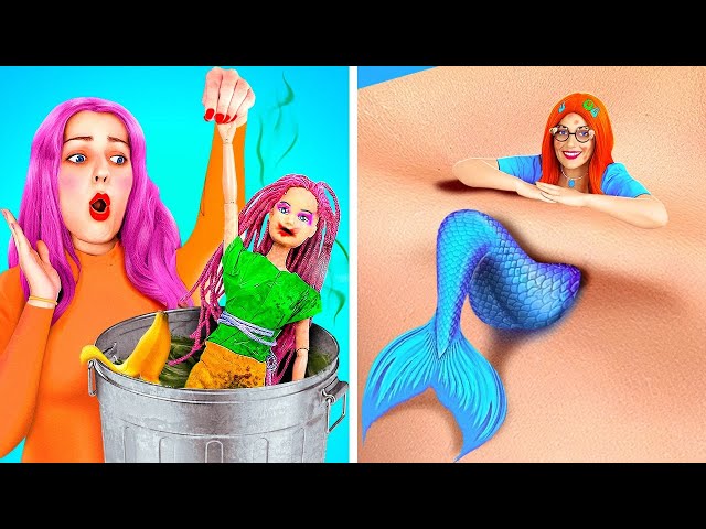 From Broke to Popular MERMAID *Amazing Doll Makeover*