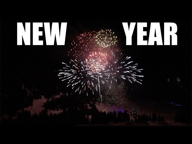 COURCHEVEL NEW YEARS EVE FIREWORKS 2019 - COURCHEVEL VLOG S3E05