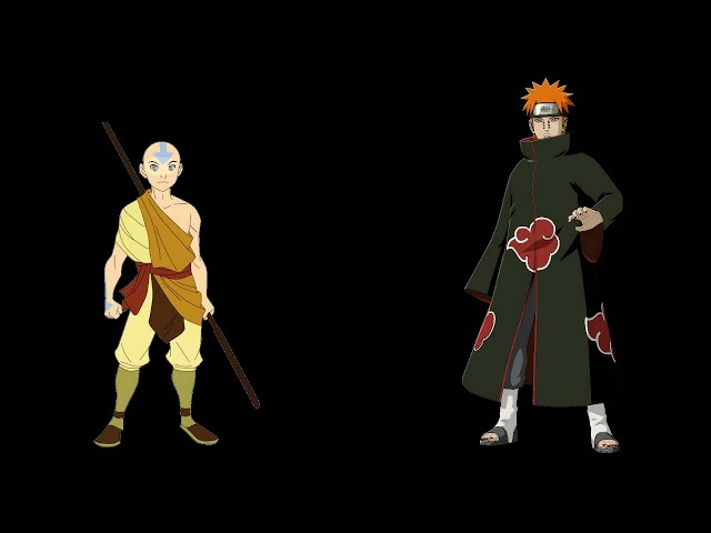 Aang (avatar: the last airbender) and Pain (Naruto) | AI generated dialogue
