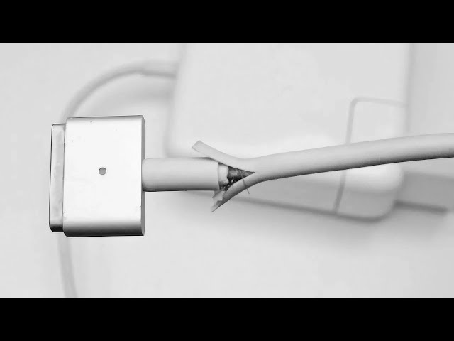 How to Repair Apple MagSafe Power Cord without damaging Power Brick DIY CHEAP and LOOKS GOOD