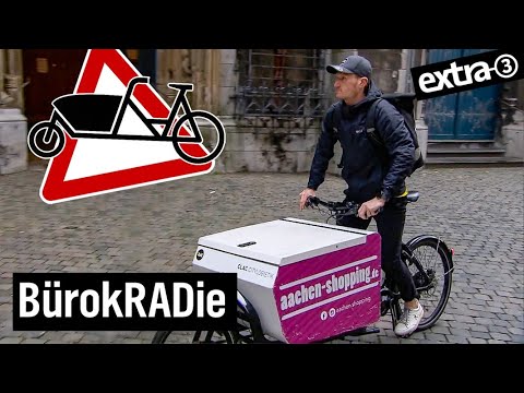 Realer Irrsinn: Gebühr für Fahrradkuriere in Aachen | extra 3 | NDR
