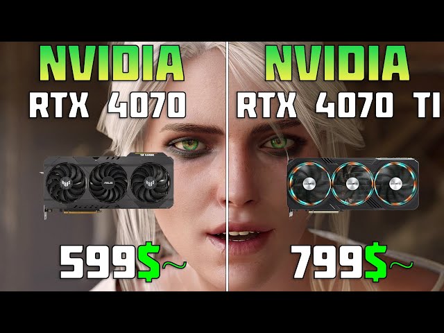 RTX 4070 vs RTX 4070 Ti - 10 Games Test