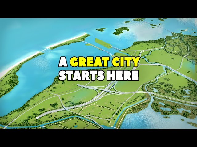 An Unusual Start to a City in Cities Skylines | Sunset City 2
