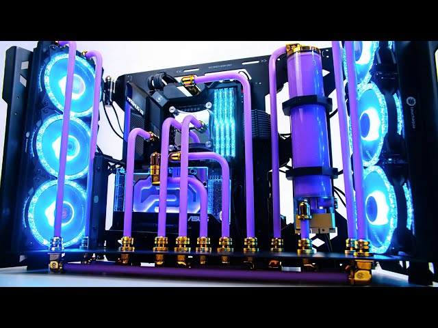 $6000 WATER COOLED Asus RTX 3090 Gaming PC build w/ Benchmarks!
