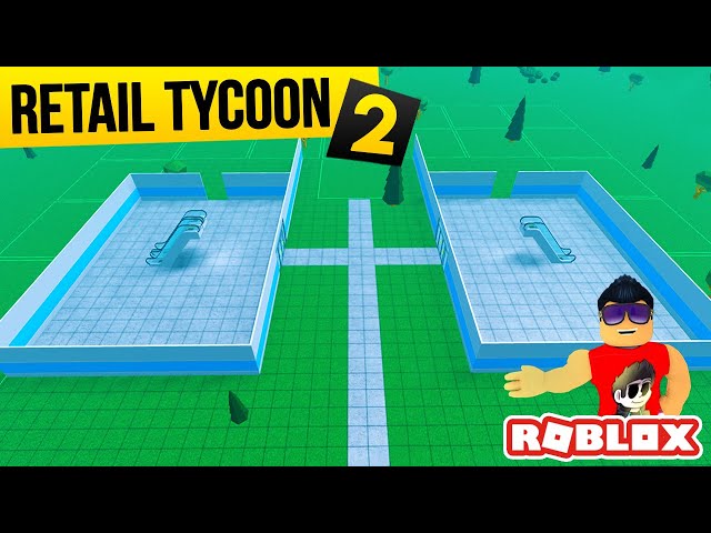BUILDING our MEGA MALL - Roblox RETAIL TYCOON 2