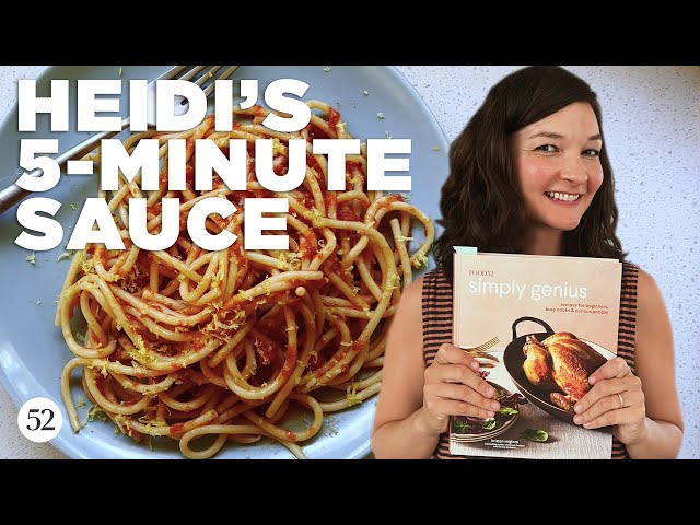 Heidi Swanson's 5-Minute Tomato Sauce | Genius Recipes with Kristen Miglore