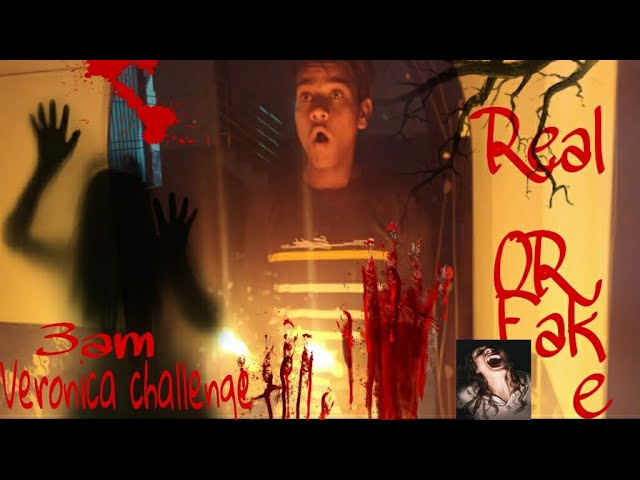 Scary haunted game Veronica ||horror mirror game||  at 3am