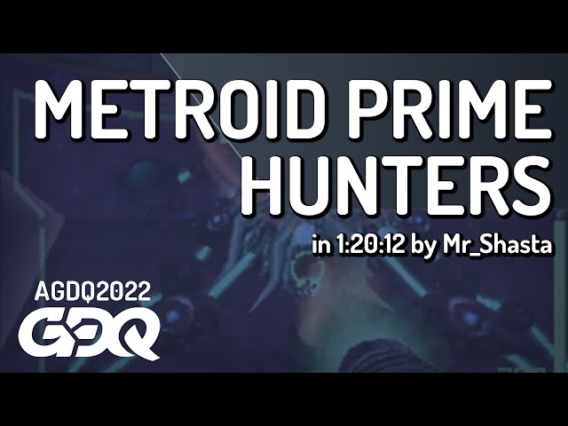 Metroid Prime Hunters by Mr_Shasta in 1:20:12 - AGDQ 2022 Online