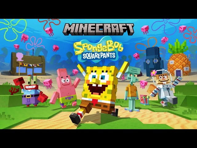 Minecraft x SpongeBob DLC - Full Gameplay Playthrough (Full Game)