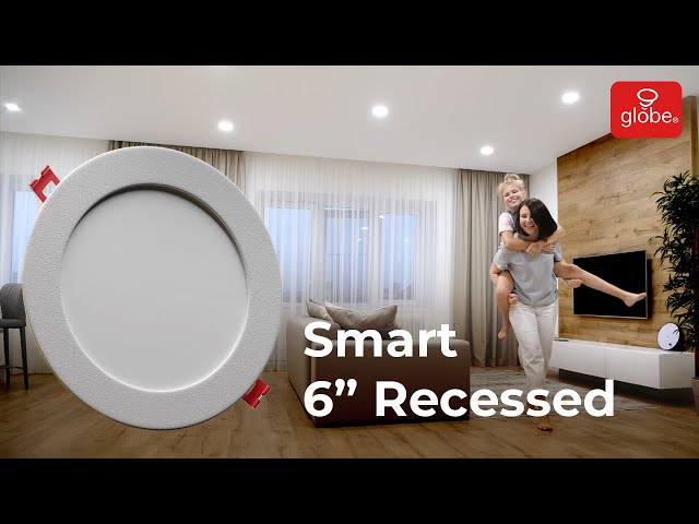 Smart 6in Recessed Light | Smart Home Made Easy - Globe Electric