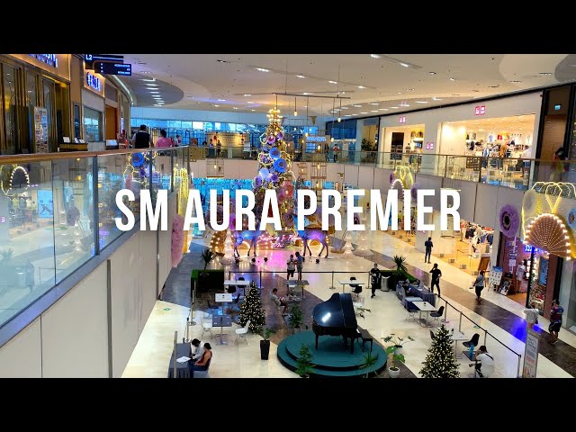 [4K] SM Aura Premier Christmas Decoration | BGC Philippines November 2020