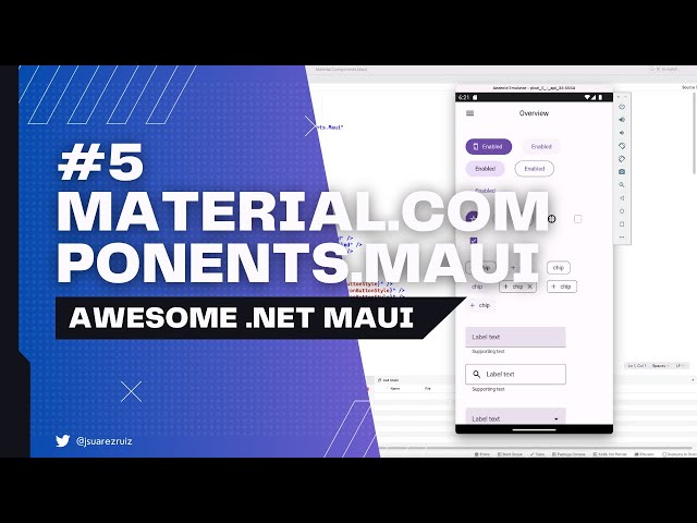#05 Awesome .NET MAUI - Material.Components.Maui