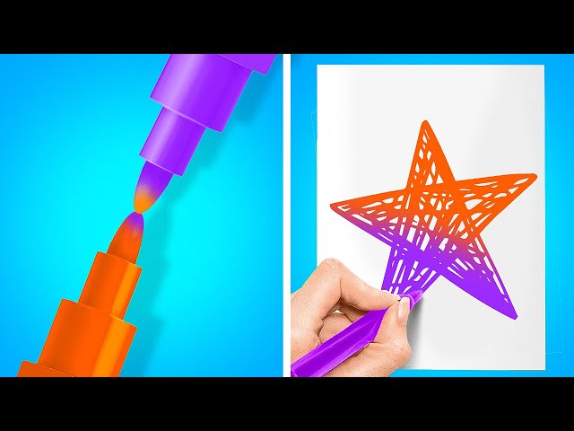 Simple Drawing Tips & Awesome Painting Tricks And Creative Art Ideas
