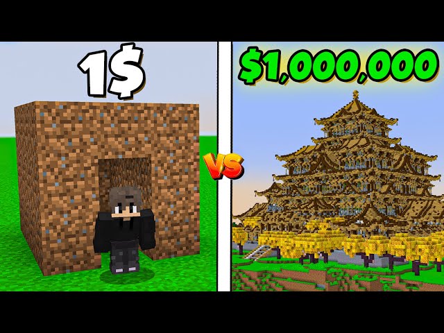 Minecraft Escaping $1 Room vs $1,000,000 IMPOSSIBLE TEMPLE