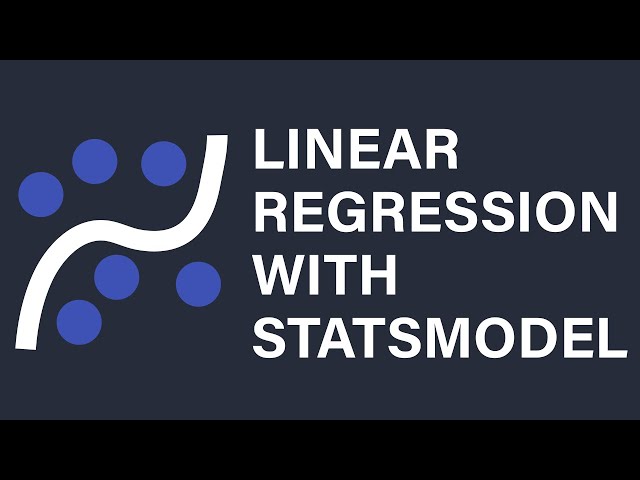 Linear Regressions with StatsModels