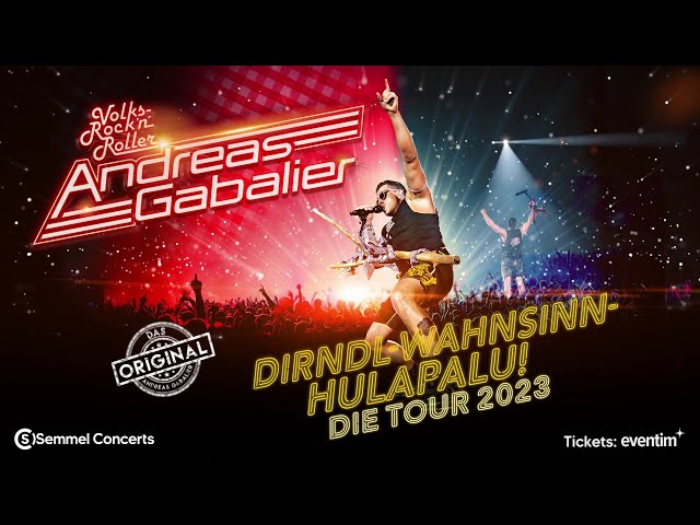 Andreas Gabalier - Dirndl-Wahnsinn-Hulapalu! - Die Tour 2023 - Tourtrailer
