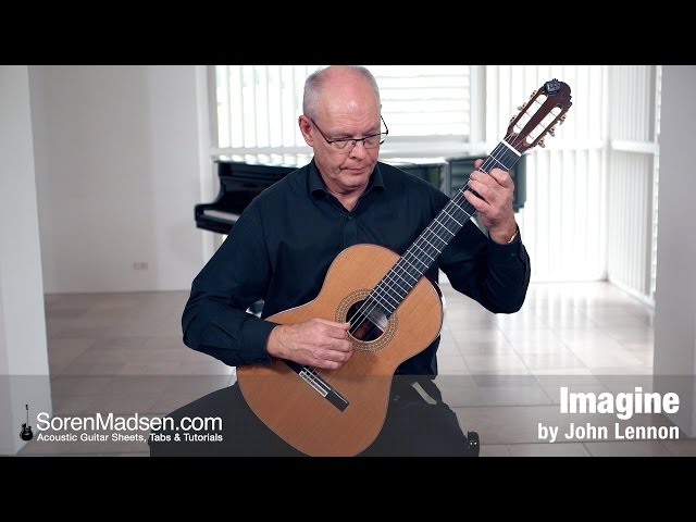 Imagine by John Lennon - Danish Guitar Performance - Soren Madsen