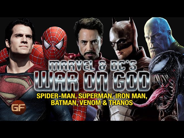 Marvel & DC: Spider-Man, Superman, Iron Man, Batman, Venom & Thanos