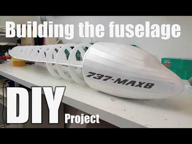 Boeing 737 MAX-8 RC airplane DIY project P-1