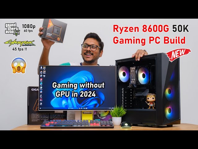 New 50K AMD Ryzen 8600G Gaming PC Build... Ryzen AI is here 😱🔥