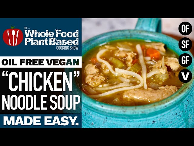 VEGAN "CHICKEN" NOODLE SOUP ❤️ just like grandma's soup!