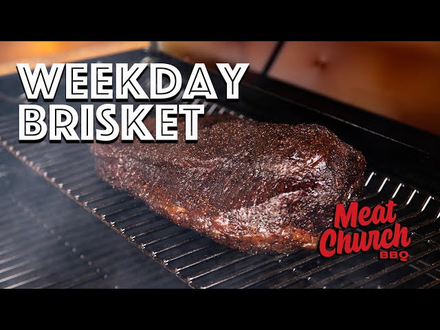 The Weekday Brisket 1.0 - How to smoke a brisket during the week.
