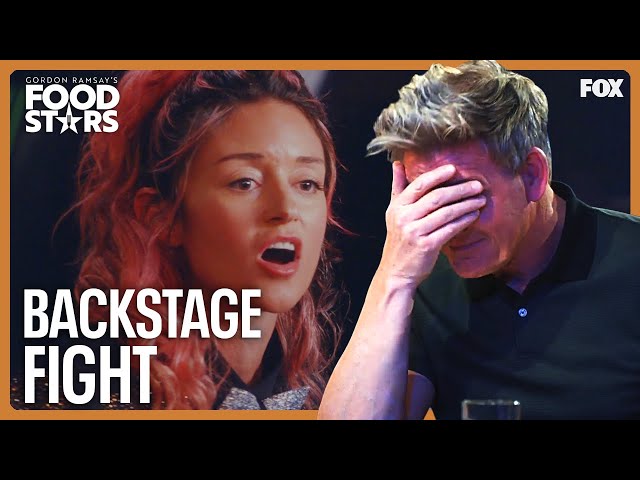 Caroline Fights With Chris In Front Of The Judges | Gordon Ramsay’s Food Stars