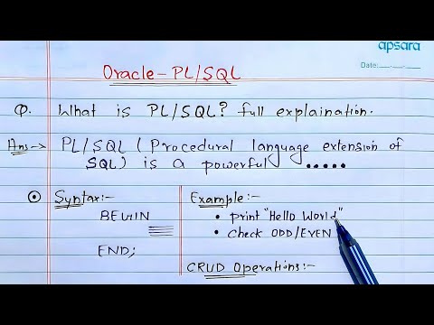 Oracle PLSQL