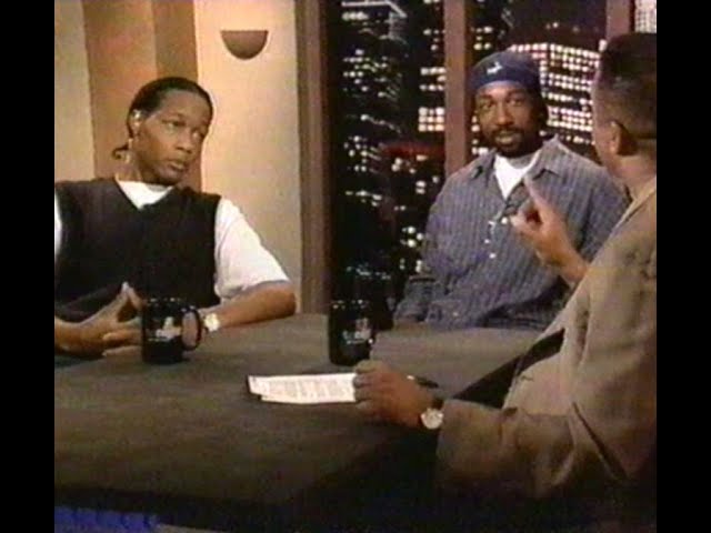 Dj Quik and Mc Eiht squash beef (1999) BET Tonight interview 1 of 2