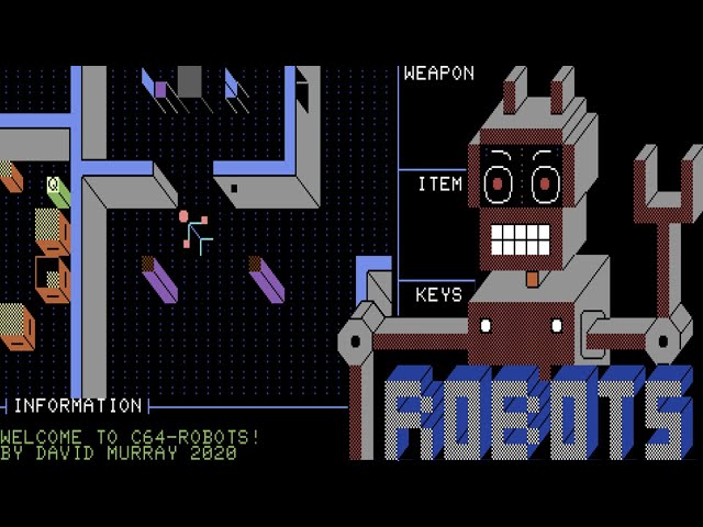 My New Game - Attack of the PETSCII Robots - Part 1