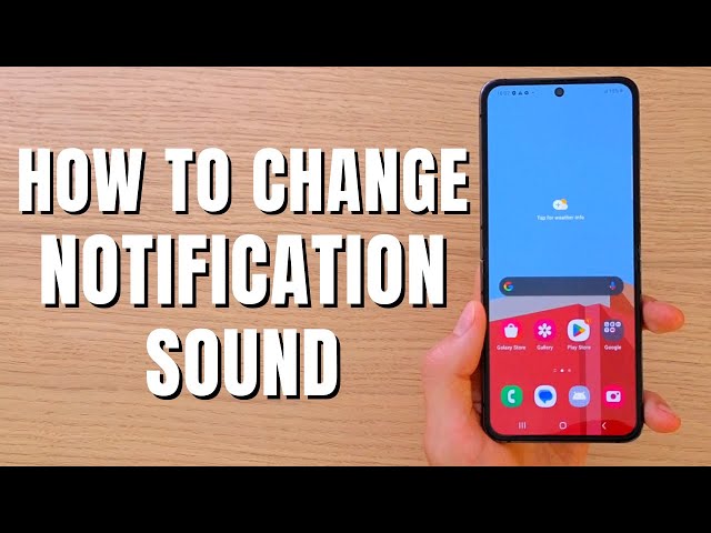 How to Set Different Notification Sound For messages on Samsung Galaxy Z Flip 5