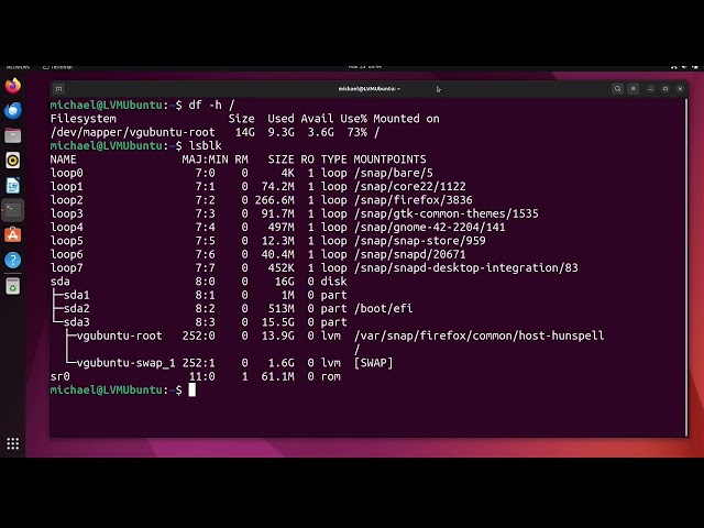 Linux Command Line (99) LVM pt9 - LVM Ubuntu