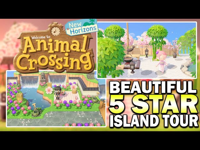 Check Out This Amazing 5 Star Island! Animal Crossing New Horizons Blossomia Island Tour