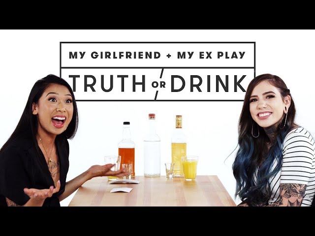 My Girlfriend & My Ex Play Truth or Drink (Saveara & Emily) | Truth or Drink | Cut