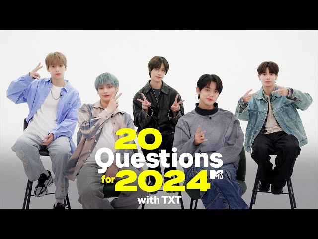 TOMORROW X TOGETHER Answer 20 Questions for 2024 | MTV
