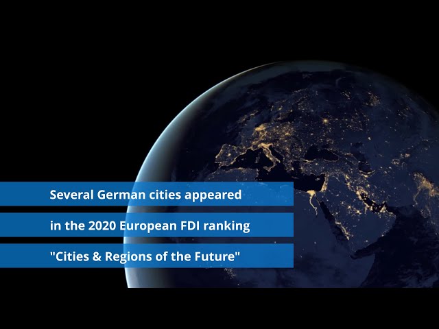 Several German cities in European FDI ranking