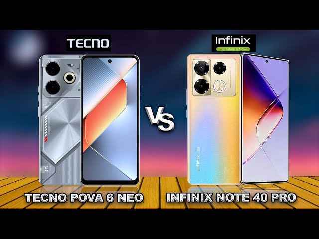 Tecno Pova 6 Neo 4G vs Infinix Note 40 Pro 4G
