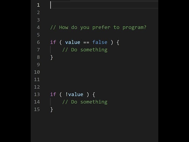 Which if statement is MORE correct? #programming #javascript