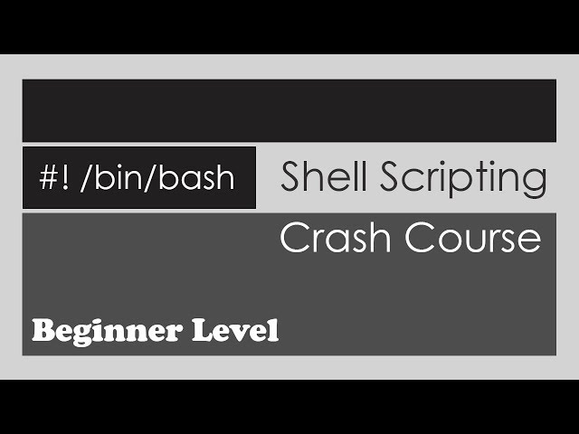 Shell Scripting Crash Course - Beginner Level