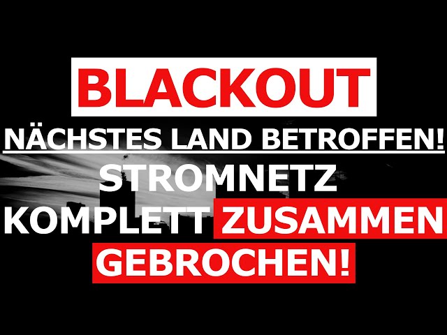 IRRE! Blackout legt nächstes Land LAHM und erstes Land in Europa beschließt Stromrationierung!