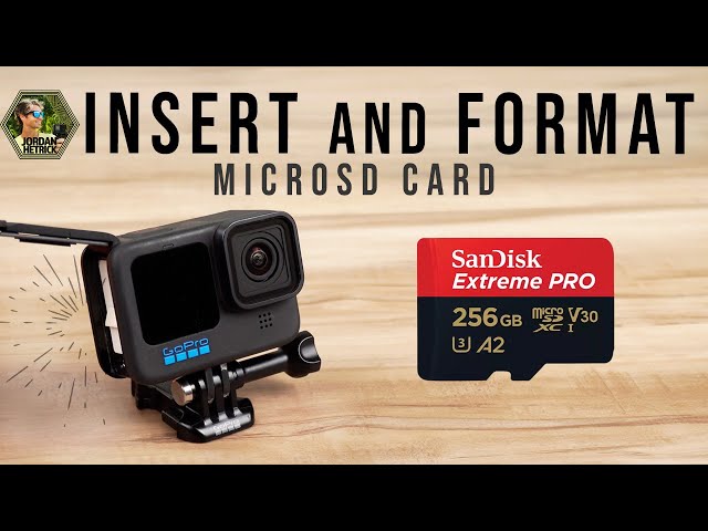 How To INSERT and FORMAT SD Memory Card | GoPro Hero 11, 10 & 9