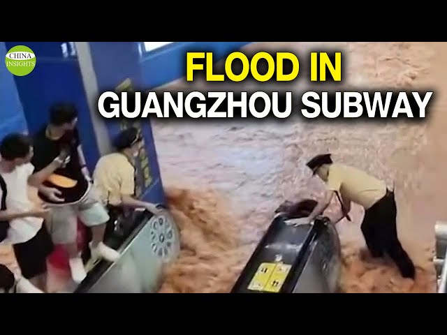 Fake sewer openings/Ground collapsed after flooding/Alarming underground construction in China