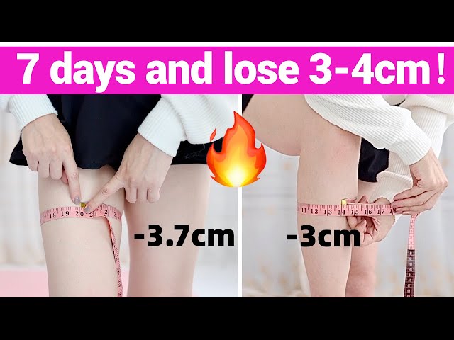 Slim Thighs & Calves in 7 DAYS! | 12 Min Beginner Leg Workout ( No Jumping )